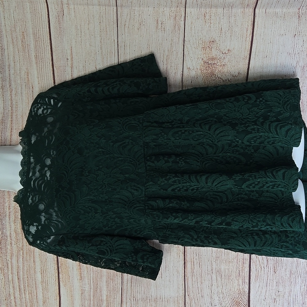 Emerald Green Torrid Blouse